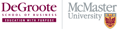 degroote school of business logo
