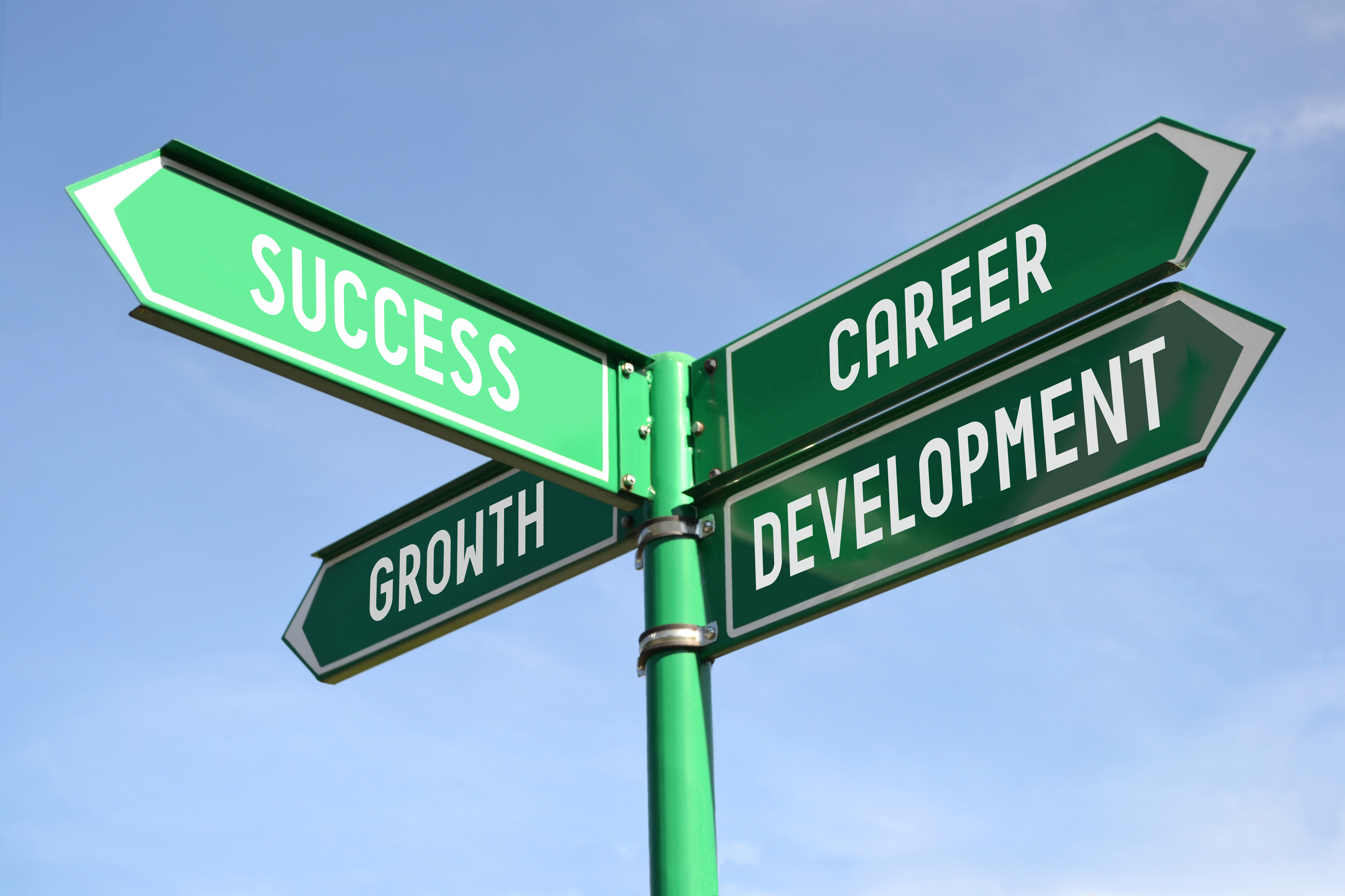 career related sign posts