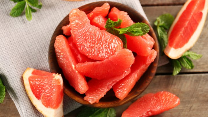 watermelon and grapefruit