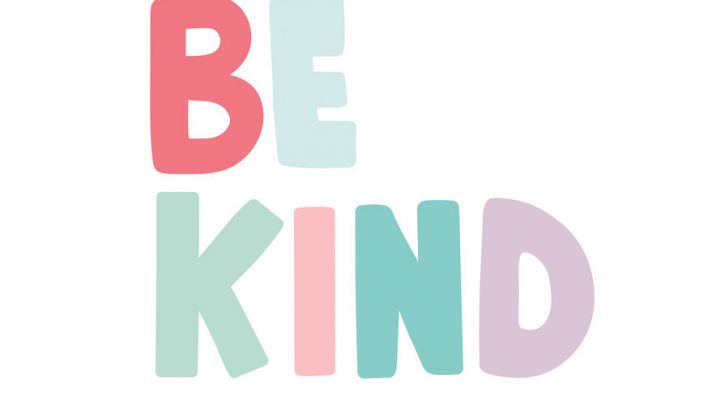 be kind text